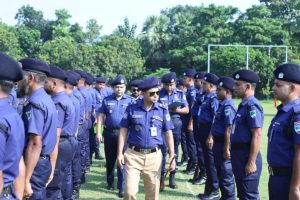 চুয়াডাঙ্গায় জেলা পুলিশের সাপ্তাহিক মাস্টার প্যারেড, পুরস্কৃত সদস্যরা